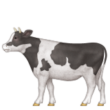 Cow as drawn by Apple in iOS 5.1