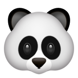 Panda as drawn by Apple in iOS 5.1