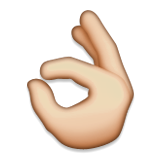 OK Hand as drawn by Apple in iOS 5.1