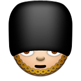 衛兵 as drawn by Apple in iOS 5.1