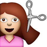 Person Getting Haircut, the design in this release