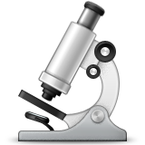 Microscope as drawn by Apple in iOS 5.1