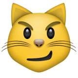 Cat with Wry Smile as drawn by Apple in iOS 5.1