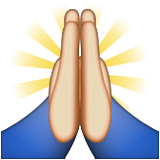 Folded Hands as drawn by Apple in iOS 5.1