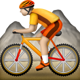 Person Mountain Biking, the design in this release