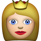 Princess as drawn by Apple in iOS 6.0