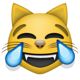 Cat with Tears of Joy, the previous design