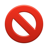 Prohibited as drawn by Apple in iOS 6.0