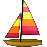 Sailboat as drawn by Apple in iOS 6.0