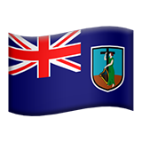 Flag: Montserrat as drawn by Apple in iOS 8.3