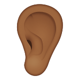 Ear: Medium-Dark Skin Tone, the design in this release