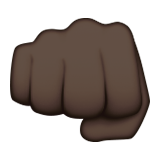 Oncoming Fist: Dark Skin Tone, the design in this release