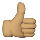Thumbs up: Medium Skin Tone, the design in this release