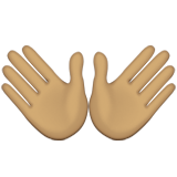 Open Hands: Medium Skin Tone, the design in this release