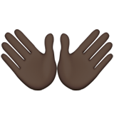 Open Hands: Dark Skin Tone, the design in this release