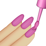 Nail Polish: Medium-Light Skin Tone, the design in this release