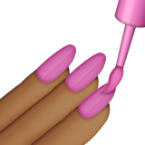 Nail Polish: Medium-Dark Skin Tone, the design in this release