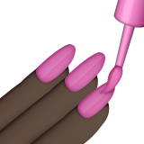 Nail Polish: Dark Skin Tone, the design in this release
