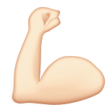 Flexed Biceps: Light Skin Tone, the design in this release