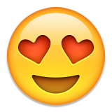 Smiling Face with Heart-Eyes, the design in this release
