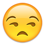Unamused Face as drawn by Apple in iOS 8.3