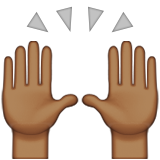 Raising Hands: Medium-Dark Skin Tone, the design in this release
