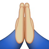 Folded Hands: Medium-Light Skin Tone, the design in this release