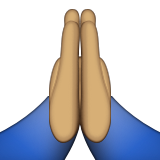 Folded Hands: Medium Skin Tone, the design in this release