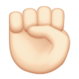 Raised Fist: Light Skin Tone, the design in this release