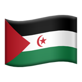 Flag: Western Sahara, the design in this release