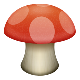 Mushroom as drawn by Apple in iOS 9.0