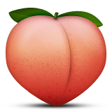 Peach as drawn by Apple in iOS 9.0