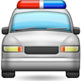 Oncoming Police Car, the previous design