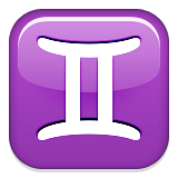 Gemini as drawn by Apple in iOS 9.0