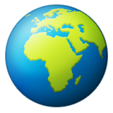 Globe Showing Europe-Africa, the design in this release