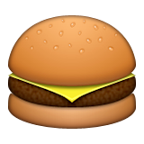 Hamburger as drawn by Apple in iOS 9.1