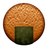 Galletta Di Riso as drawn by Apple in iOS 9.1