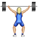 Person Lifting Weights: Medium-Light Skin Tone, the design in this release