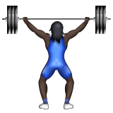 Person Lifting Weights: Dark Skin Tone, the design in this release