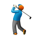 Person Golfing, the design in this release