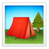 Camping as drawn by Apple in iOS 9.1