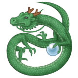 Dragon as drawn by Apple in iOS 9.1