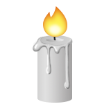 Candle as drawn by Apple in iOS 9.1