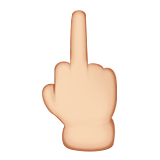 Middle Finger: Light Skin Tone, the design in this release