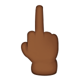 Middle Finger: Medium-Dark Skin Tone, the design in this release