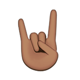 Sign of the Horns: Medium Skin Tone, the design in this release
