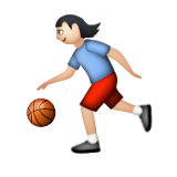 Person Bouncing Ball: Light Skin Tone, the design in this release