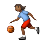 Person Bouncing Ball: Medium-Dark Skin Tone, the design in this release