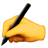 Writing Hand, the design in this release