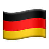 Flag: Germany as drawn by Apple in iOS 9.3